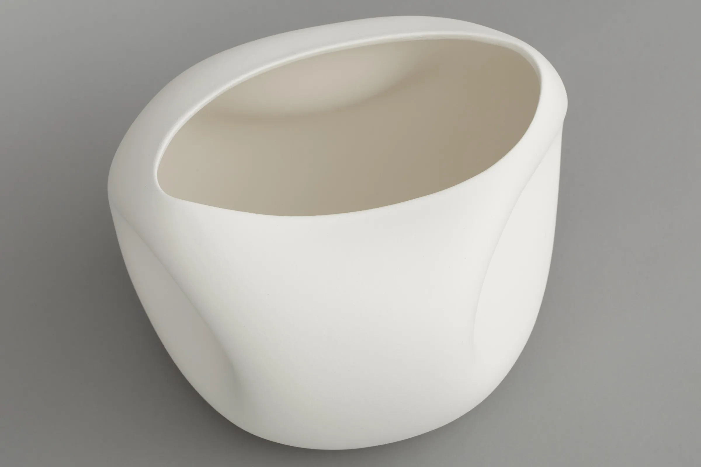 Flamant Reynolds, Vaas, Keramiek, Wit, Model 4^ Decoratie