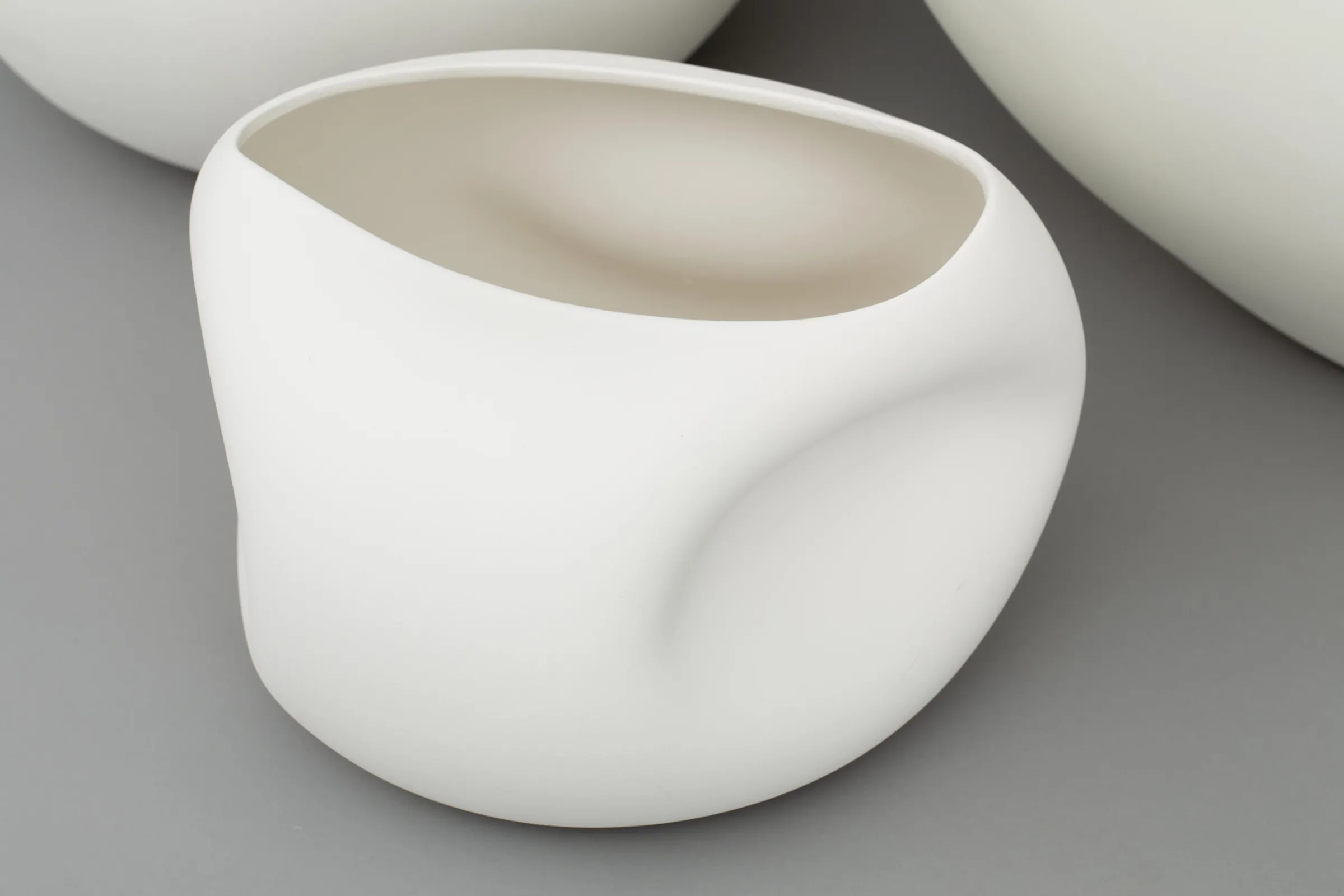 Flamant Reynolds, Vaas, Keramiek, Wit, Model 4^ Decoratie