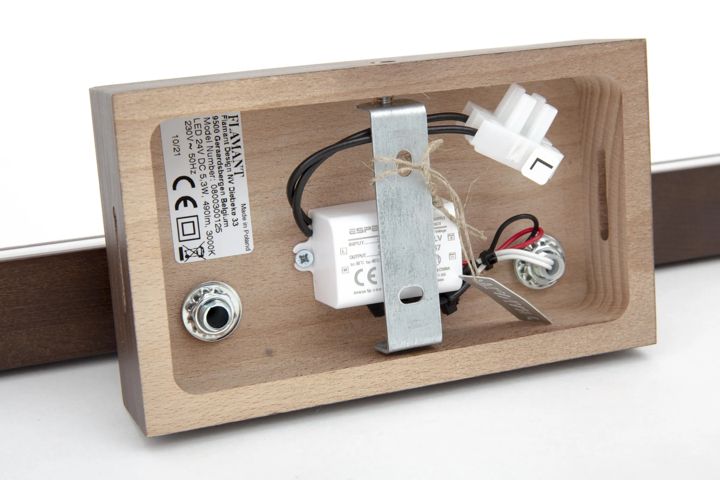 Flamant Rivera, Kunstwerkverlichting, Bruin^ Verlichting