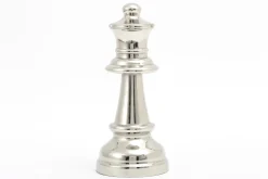 Flamant Robbins, Schaakstuk, Koningin, Nikkel^ Decoratie