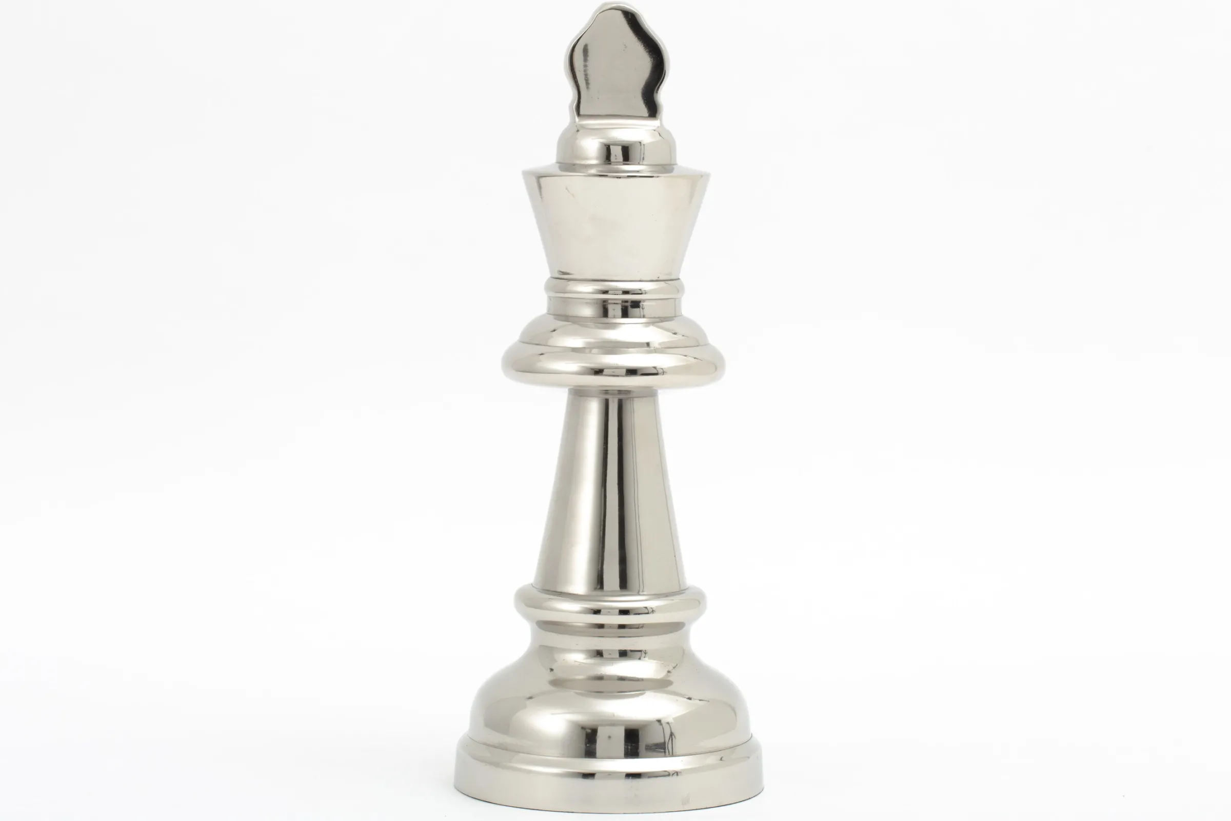 Flamant Robbins, Schaakstuk, Koning, Nikkel^ Decoratie