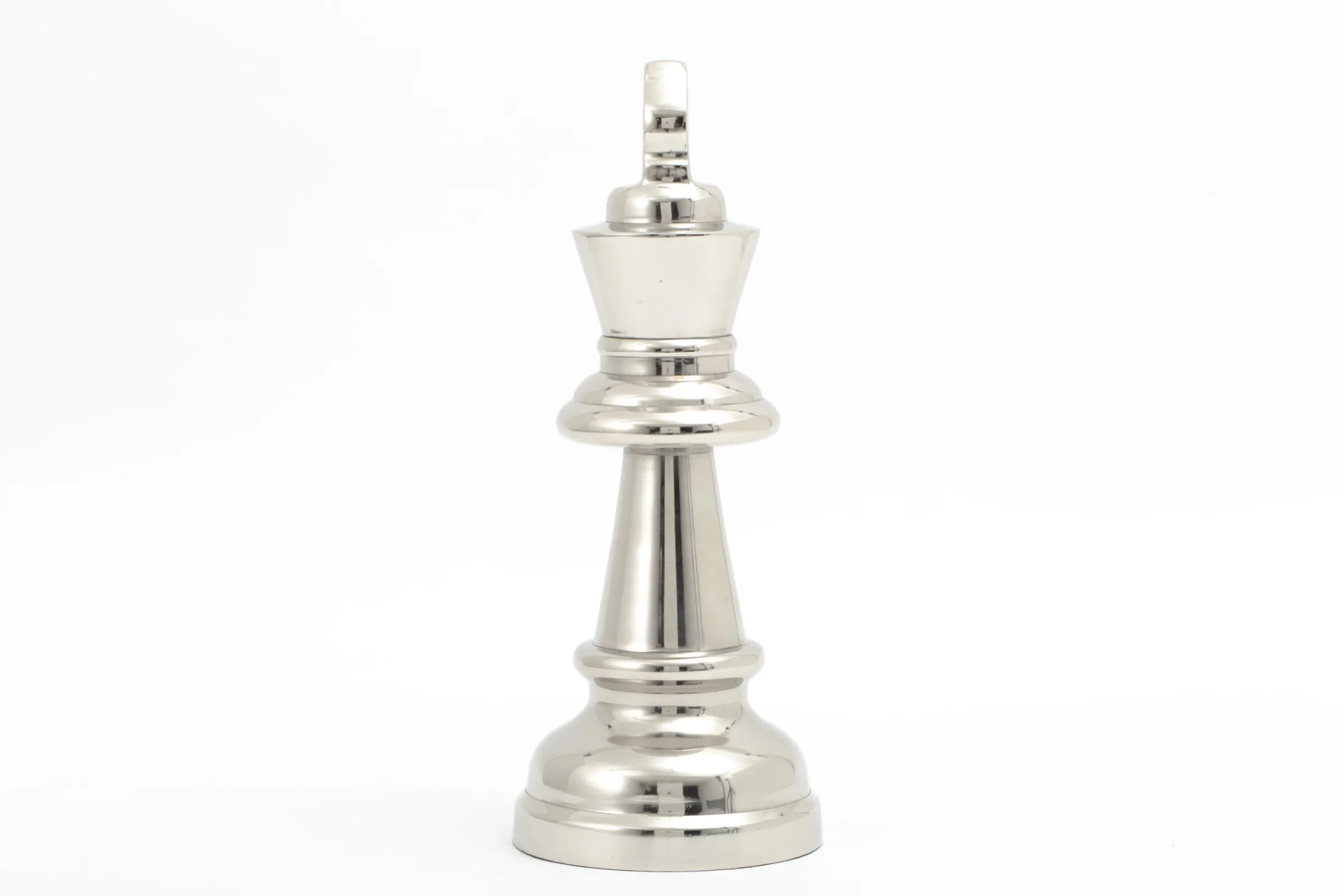 Flamant Robbins, Schaakstuk, Koning, Nikkel^ Decoratie