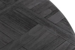 Flamant Robyn, Bistrotafel, Teruggewonnen Teak, Rond, 75 Cm^ Eettafels