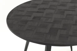 Flamant Robyn, Eettafel, Teruggewonnen Teak, Rond, 110 Cm^ Eettafels