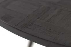 Flamant Robyn, Eettafel, Teruggewonnen Teak, Rond, 110 Cm^ Eettafels