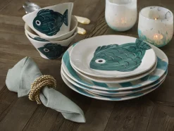 Flamant Sangha, Bord, 28 Cm, Strepen^ Borden, Borden En Kommen