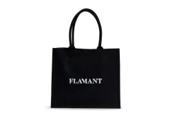 Flamant Shopper , Boodschappentas, Jute, Zwart^ Decoratie