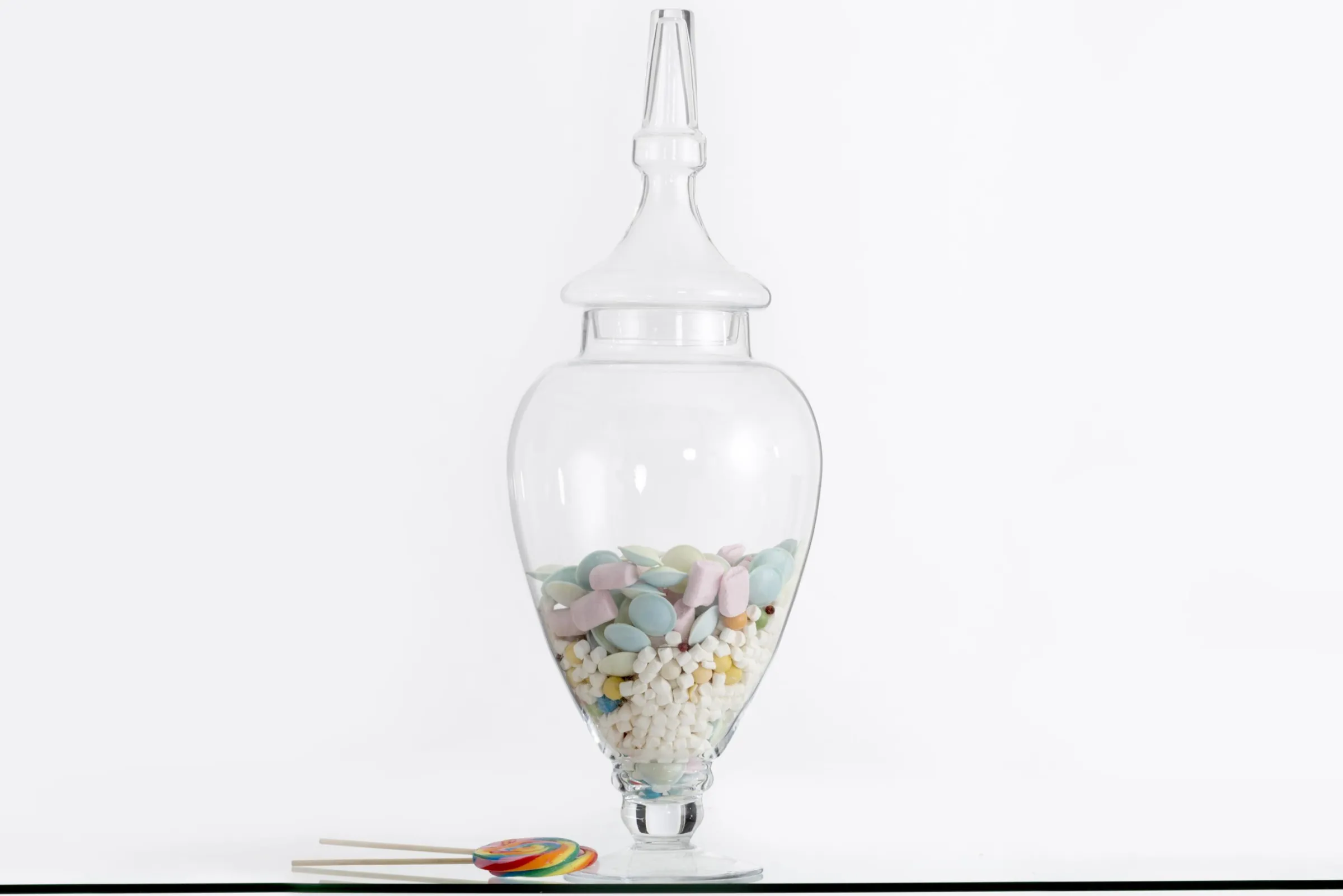 Flamant Snoek, Snoeppot, Glas, S^ Accessoires