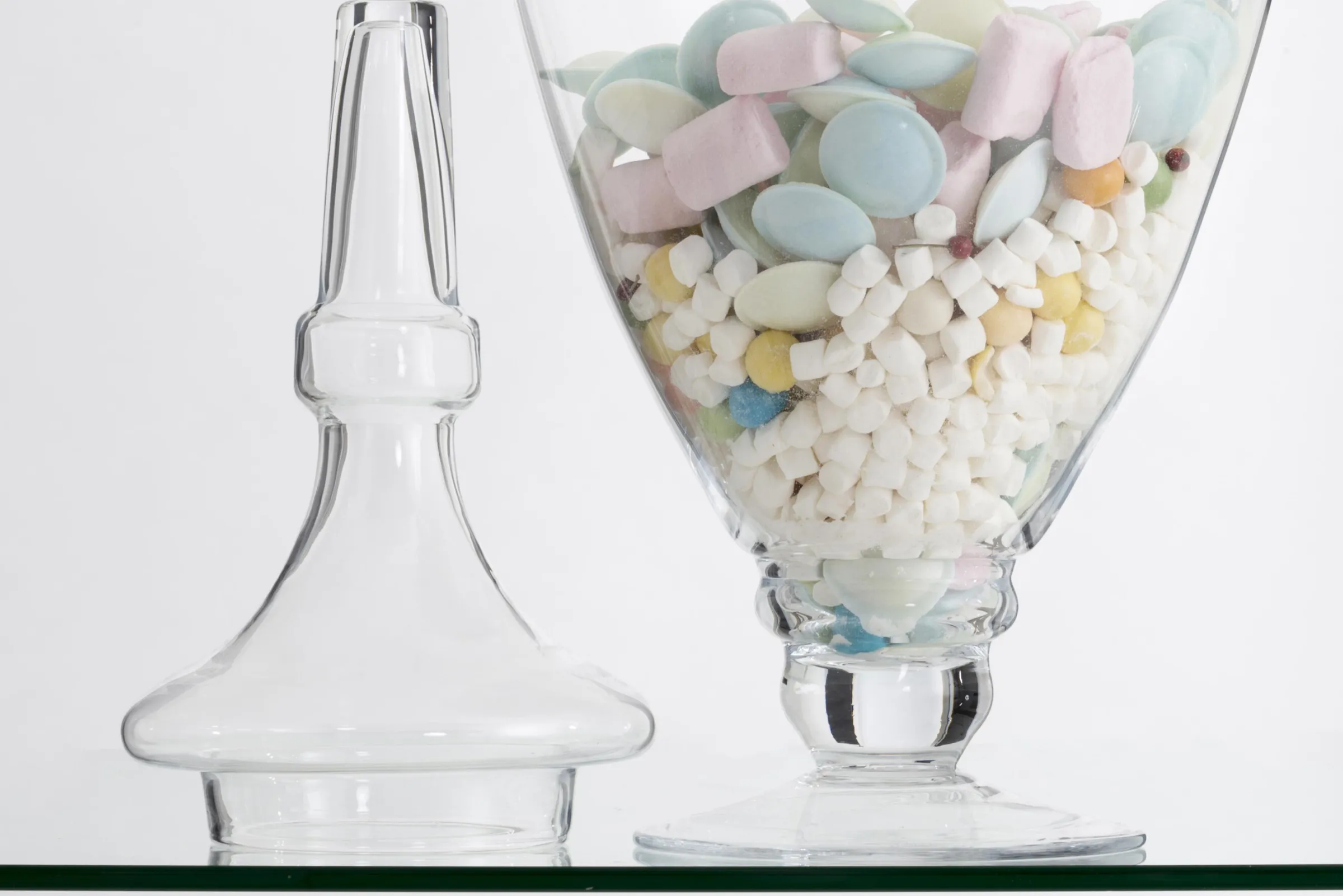 Flamant Snoek, Snoeppot, Glas, S^ Accessoires