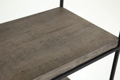 Flamant Stedelijk, Rek, Eiken En Metaal, Donkerbruin^ Kasten