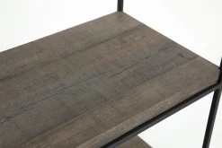 Flamant Stedelijk, Rek, Eiken En Metaal, Donkerbruin^ Kasten