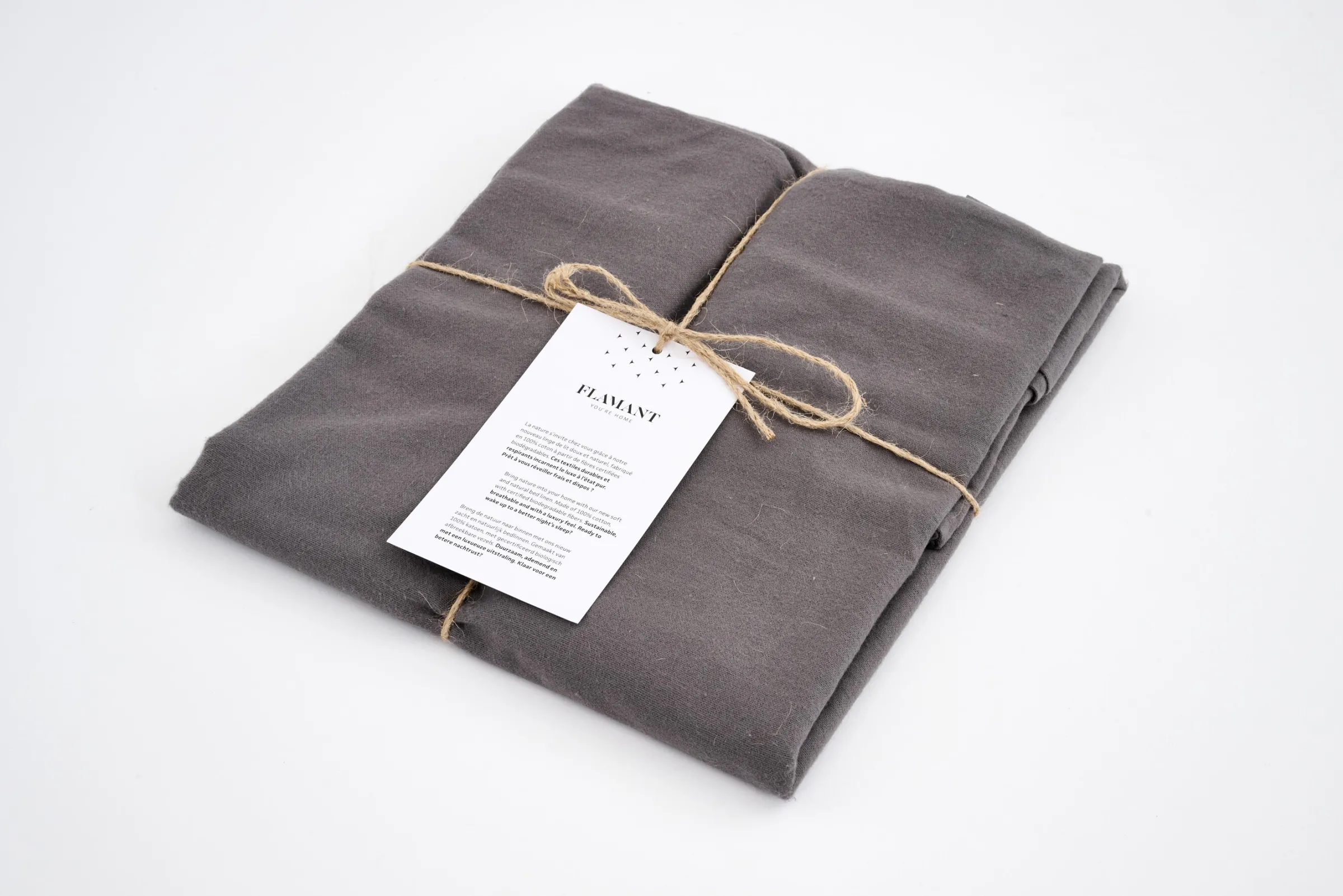 Flamant Stefano, Kussensloop, Set Van 2, 65X65, Grijze Krijtstreep^ Beddegoed