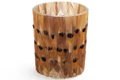 Flamant Sterling, Theelichthouder, Veren, L^ Decoratie