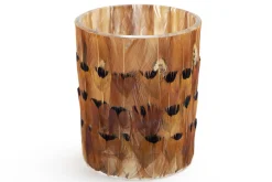 Flamant Sterling, Theelichthouder, Veren, L^ Decoratie