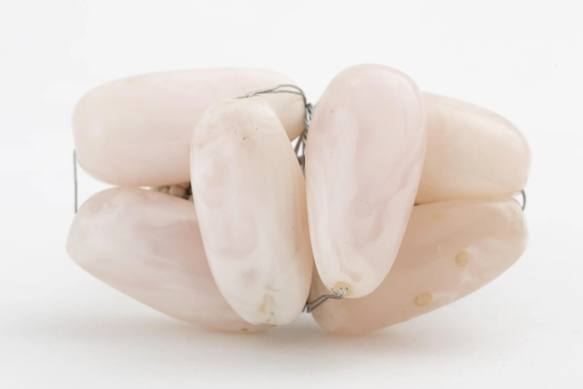 Flamant Tina, Servetring, Kralen, Wit^ Moederdag