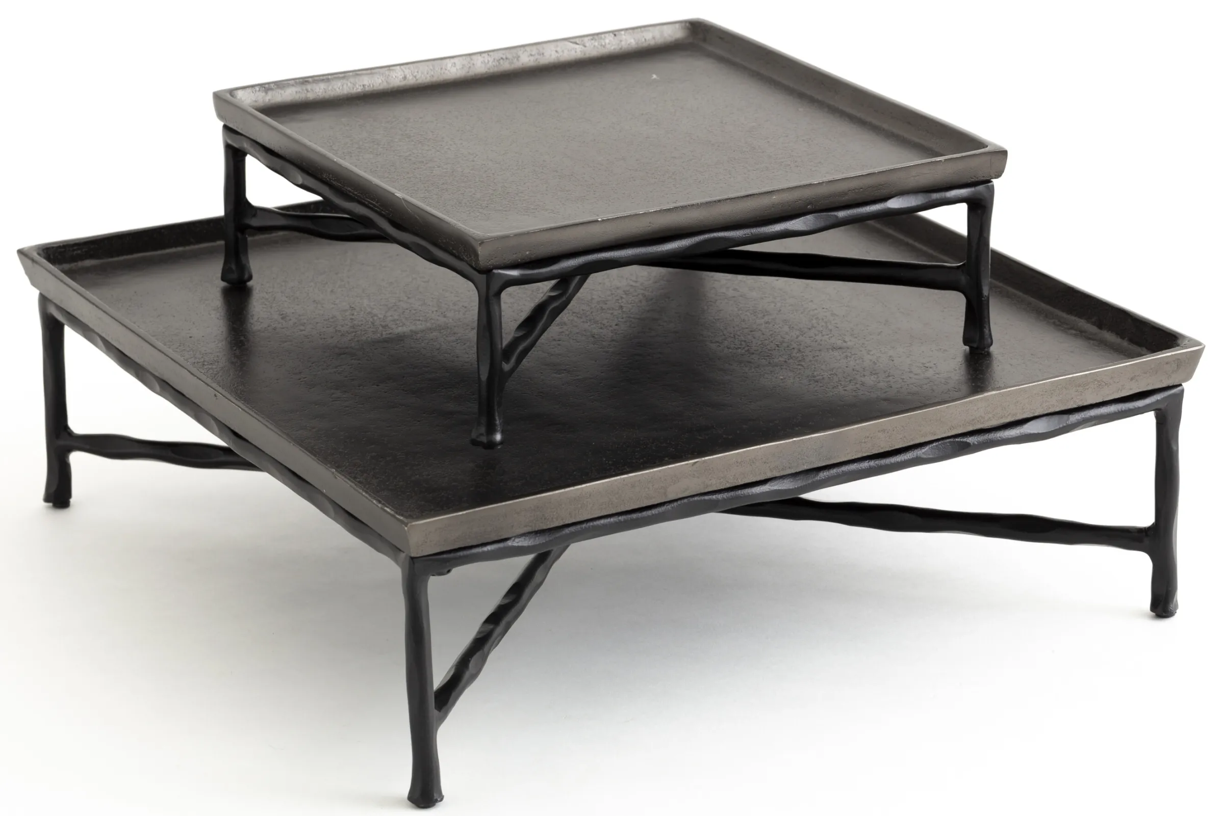 Flamant Tinsley, Dienblad, Metaal, Zwart, L^ Accessoires