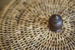 Flamant Togo, Afvalbak, Met Deksel, Riet^ Decoratie