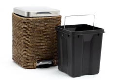 Flamant Togo, Afvalbak, Riet^ Decoraties