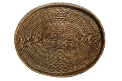 Flamant Togo, Dienblad, Ovaal, Met Rand, Riet, 46Cm^ Accessoires