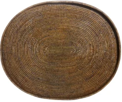 Flamant Togo, Dienblad, Ovaal, Riet^ Decoratie