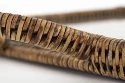 Flamant Togo, Dienblad, Rechthoekig, Met Glas, Riet^ Accessoires