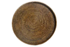Flamant Togo, Dienblad, Rond, Riet, 48Cm^ Accessoires