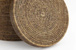 Flamant Togo, Linnenmand, Met Oren, Riet^ Decoraties