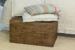 Flamant Togo, Mand, Met Deksel, Riet^ Decoratie