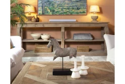 Flamant Togo, Mand, Met Deksel, Riet^ Decoratie