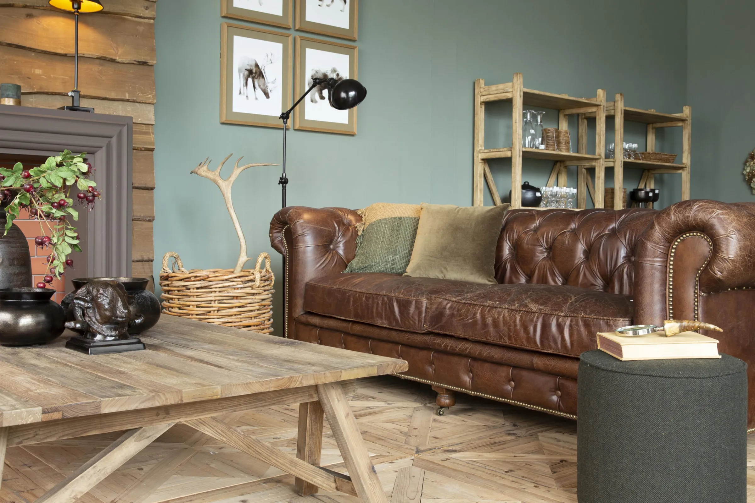 Flamant Twist, Staande Lamp, Messing, Verstelbaar^ Verlichting