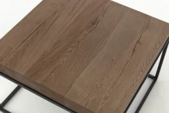 Flamant Urban, Bijzettafel, Eiken En Metaal, Lichtbruin^ Koffie Tafels