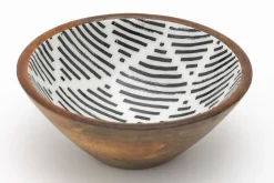 Flamant Veralie, Kom, Hout, Model 2^ Decoratie