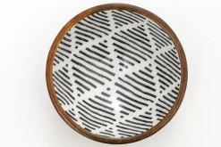 Flamant Veralie, Kom, Hout, Model 2^ Decoratie