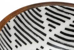 Flamant Veralie, Kom, Hout, Model 2^ Decoratie