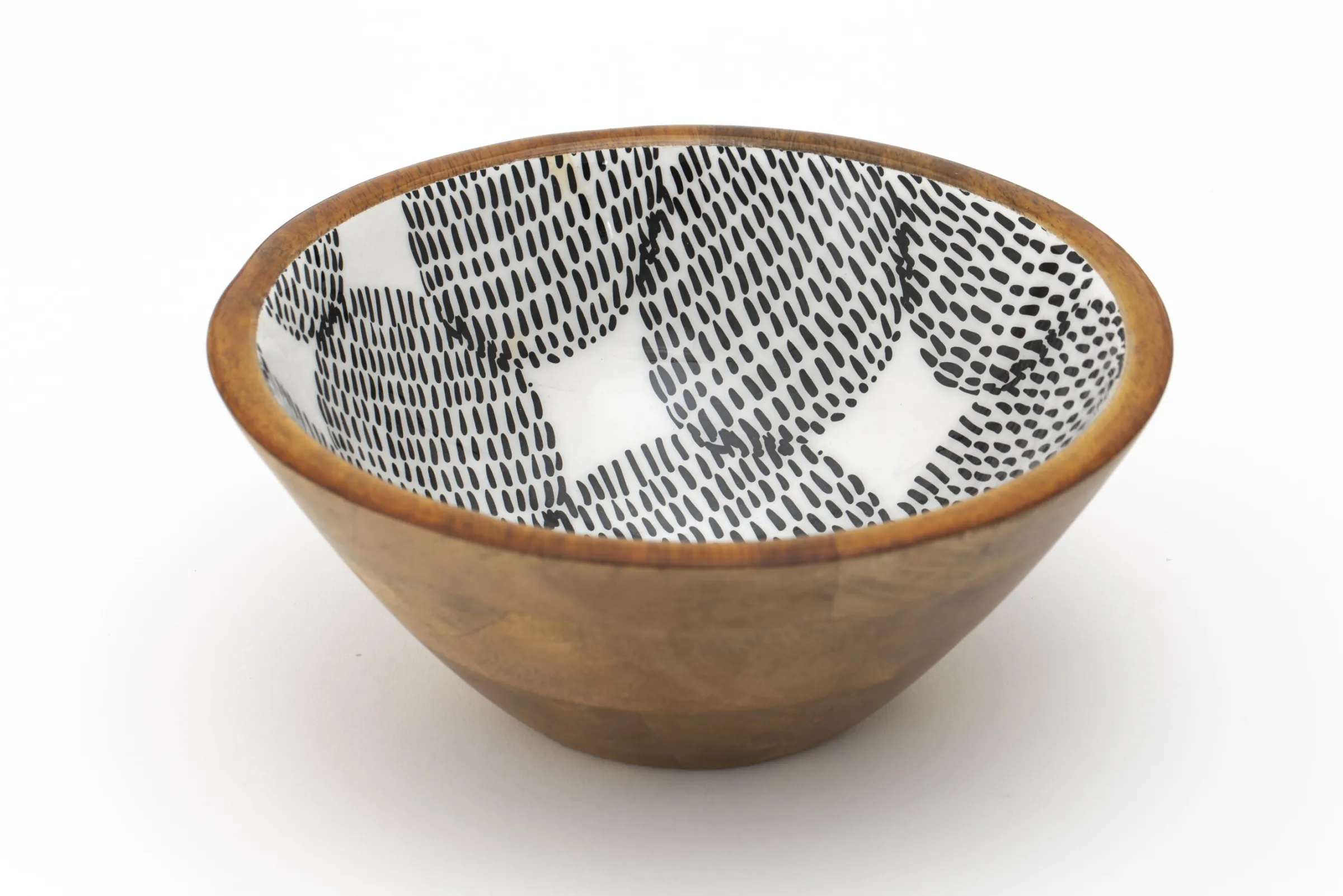 Flamant Veralie, Kom, Hout, Model 3^ Decoratie