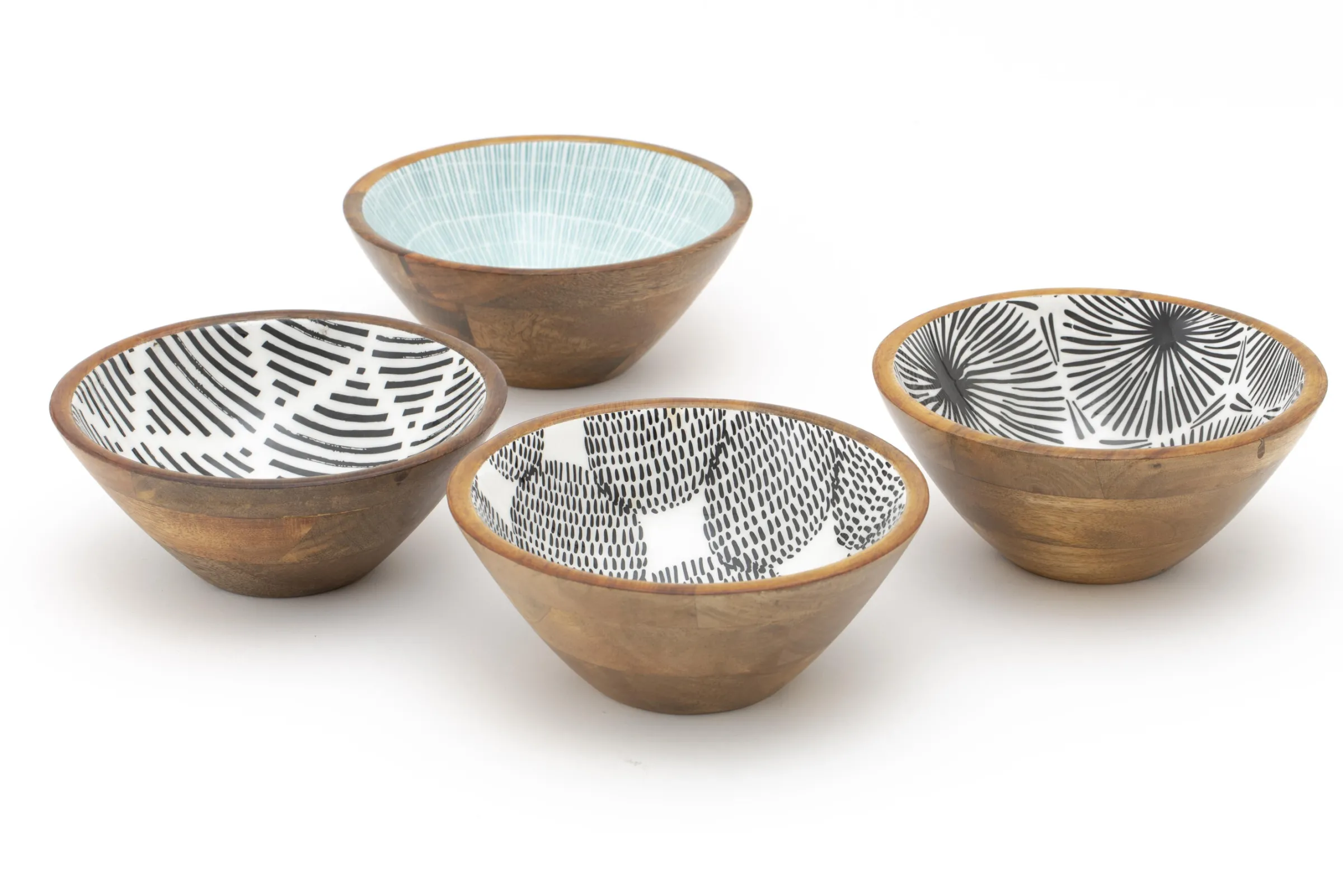 Flamant Veralie, Kom, Hout, Model 3^ Decoratie