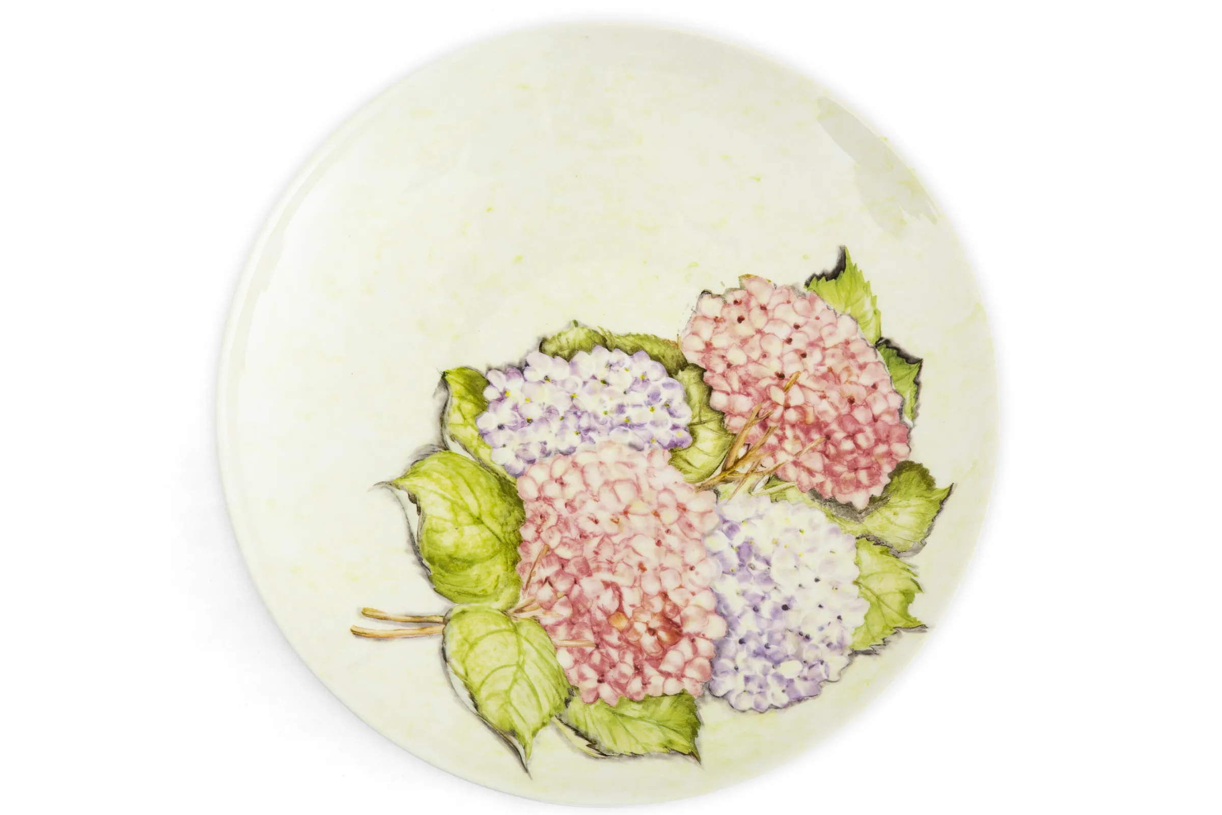 Flamant Villosa, Serveerschaal, Keramiek, Bloemen, Rond^ Borden, Borden En Kommen