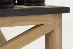 Flamant Vlaanderen, Schaakbordbasis, Eik^ Koffie Tafels