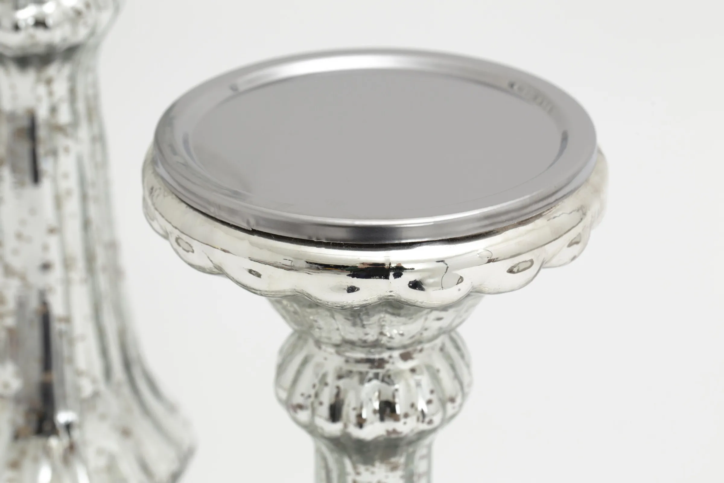 Flamant Vlada, Kandelaar, Kwikglas, L^ Decoratie