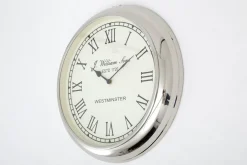 Flamant Walters, Wandklok, Nikkel^ Decoratie