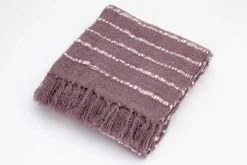 Flamant Wrington, Geruit, Paars^ Huishoudelijke Textiel