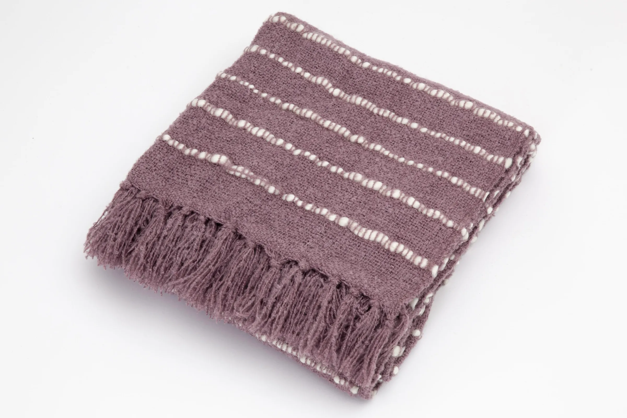 Flamant Wrington, Geruit, Paars^ Huishoudelijke Textiel