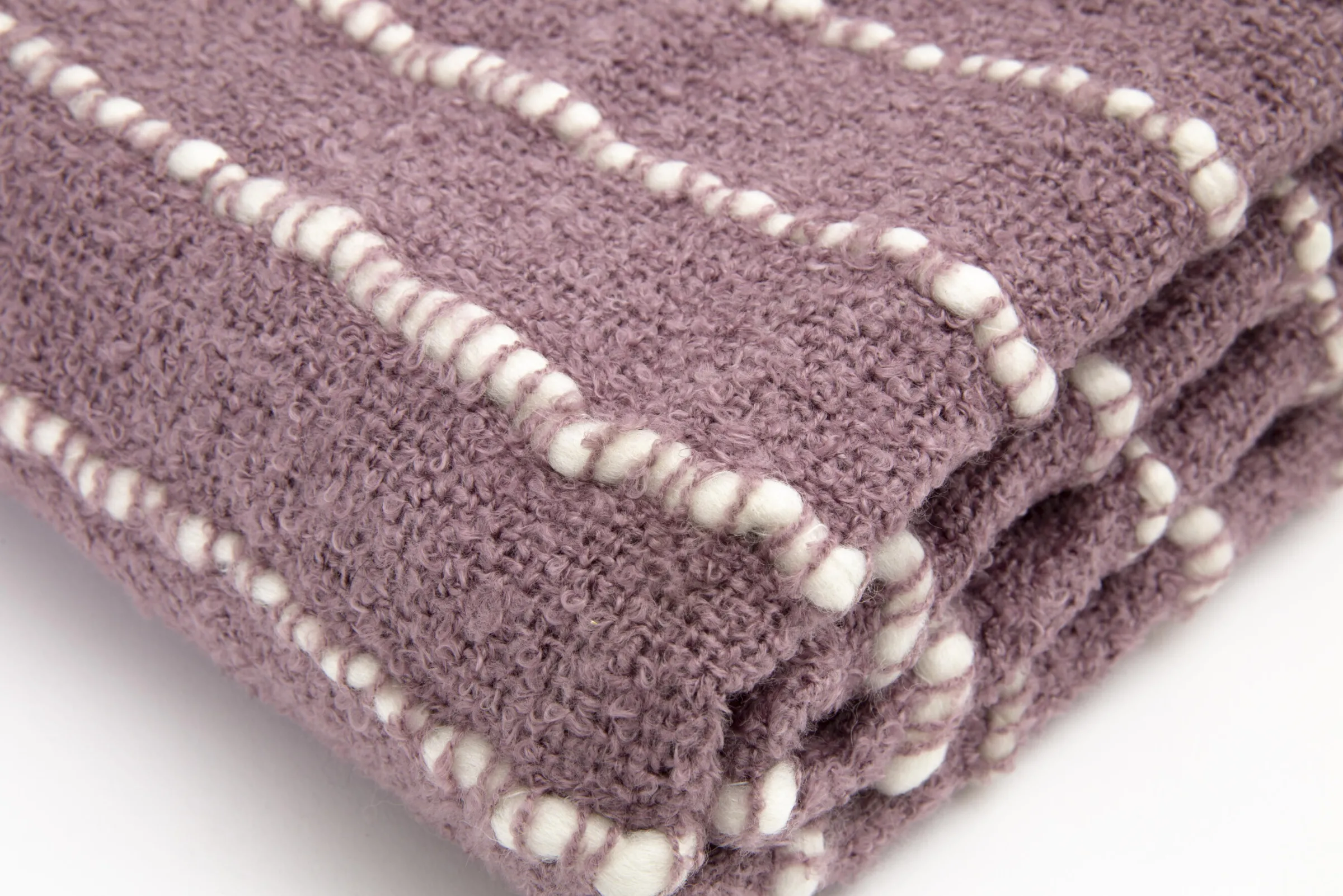 Flamant Wrington, Geruit, Paars^ Huishoudelijke Textiel