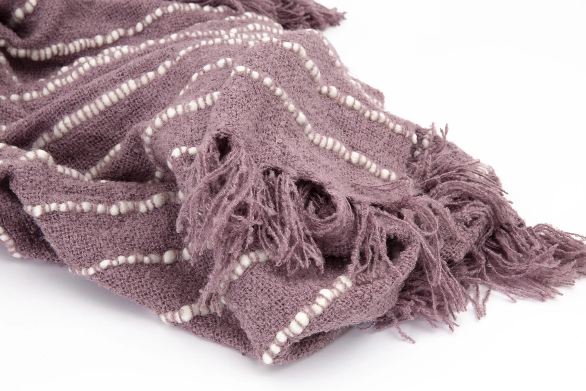 Flamant Wrington, Geruit, Paars^ Huishoudelijke Textiel