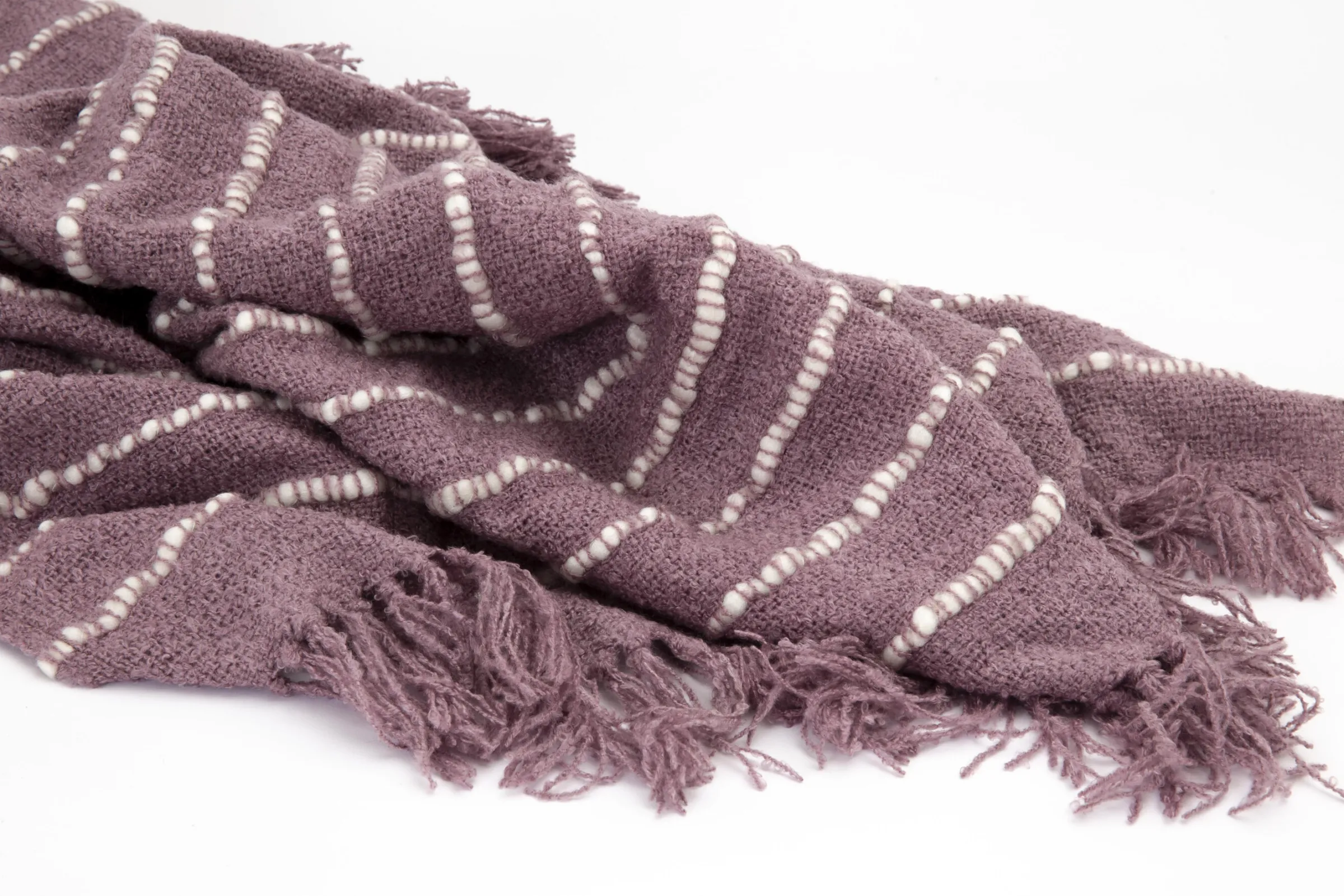 Flamant Wrington, Geruit, Paars^ Huishoudelijke Textiel