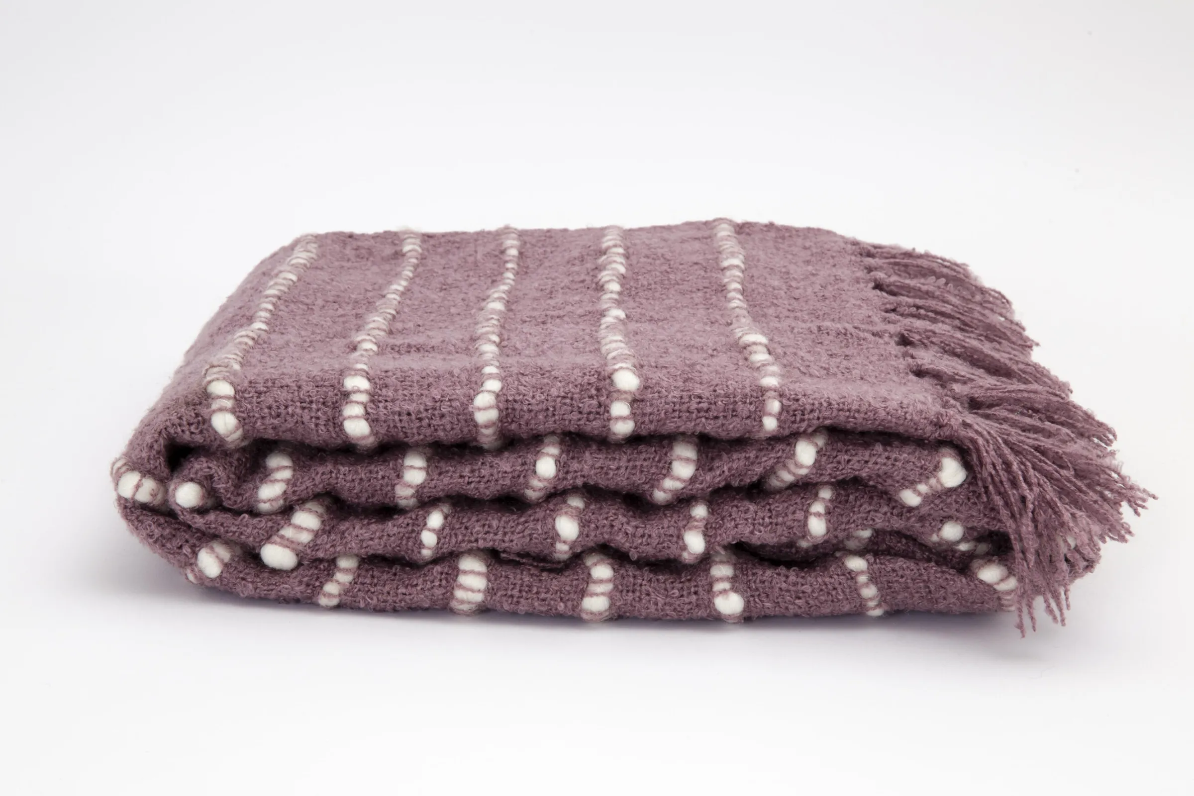 Flamant Wrington, Geruit, Paars^ Huishoudelijke Textiel