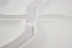 Flamant Yuni, Kom, Keramiek, Wit, Set Van 4^ Decoratie