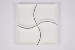 Flamant Yuni, Kom, Keramiek, Wit, Set Van 4^ Decoratie