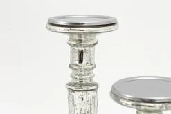 Flamant Zinia, Kandelaar, Kwikglas, S^ Decoratie