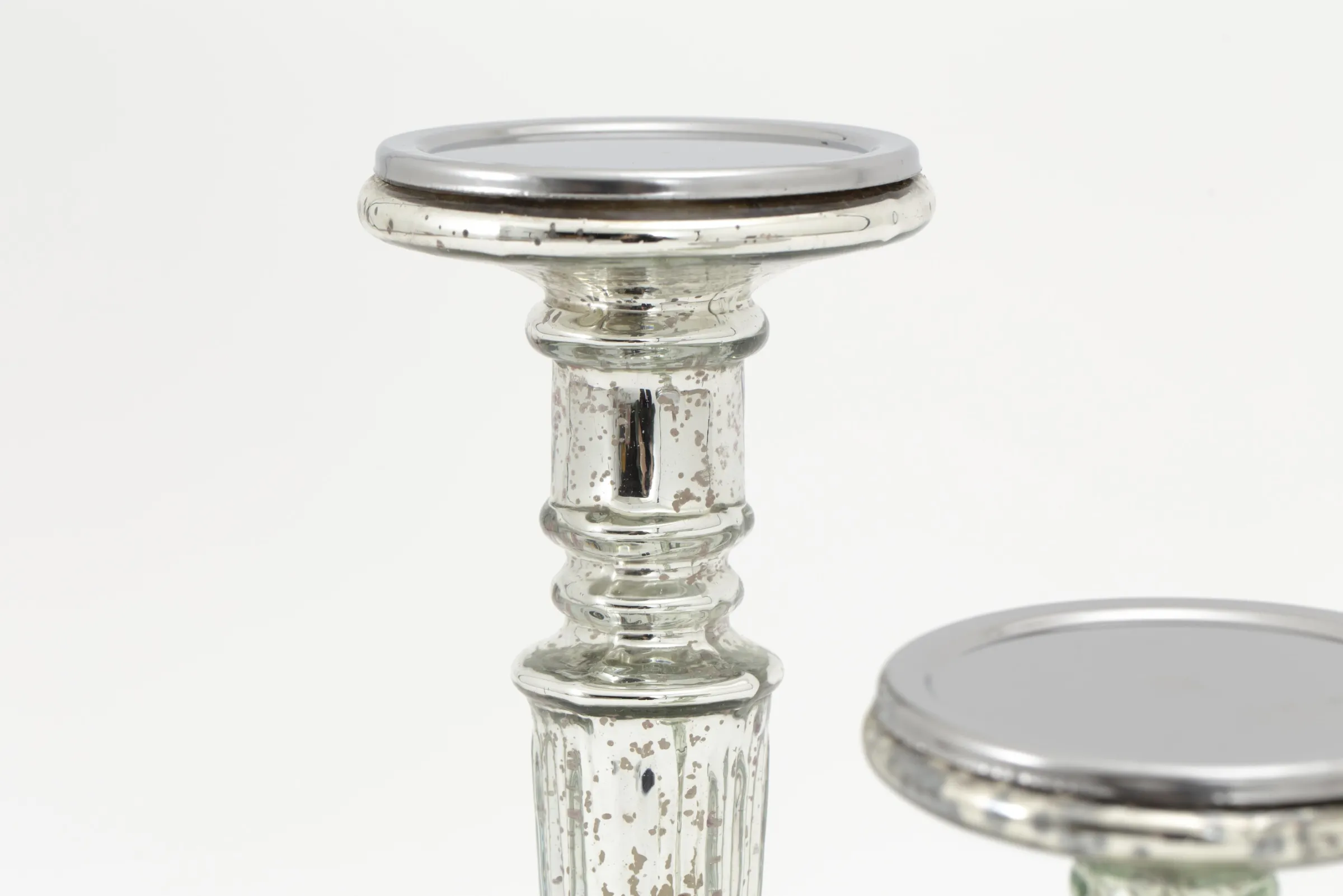 Flamant Zinia, Kandelaar, Kwikglas, S^ Decoratie